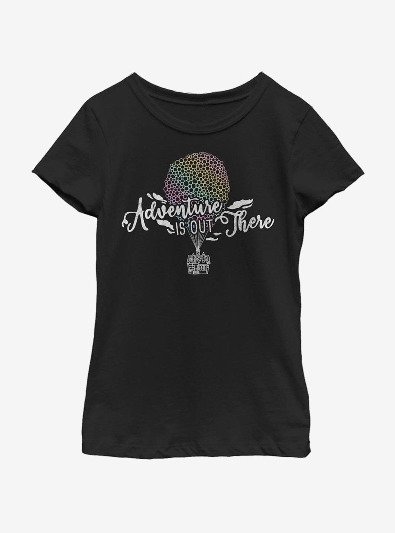 Disney Pixar Up Adventure Doodle Balloons Youth Girls T-Shirt, , hi-res