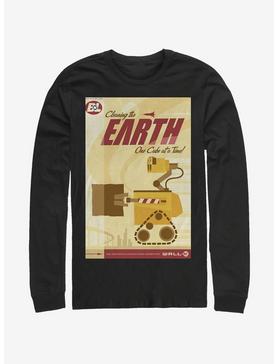 Disney Pixar WALL-E Cleaning The Earth Poster Long-Sleeve T-Shirt, , hi-res