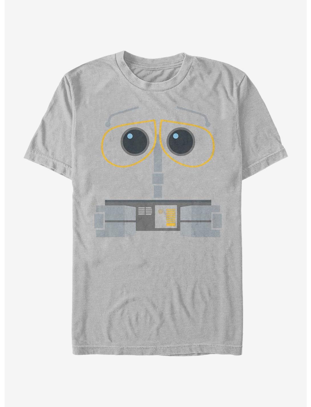 Disney Pixar WALL-E Big Face T-Shirt, SILVER, hi-res