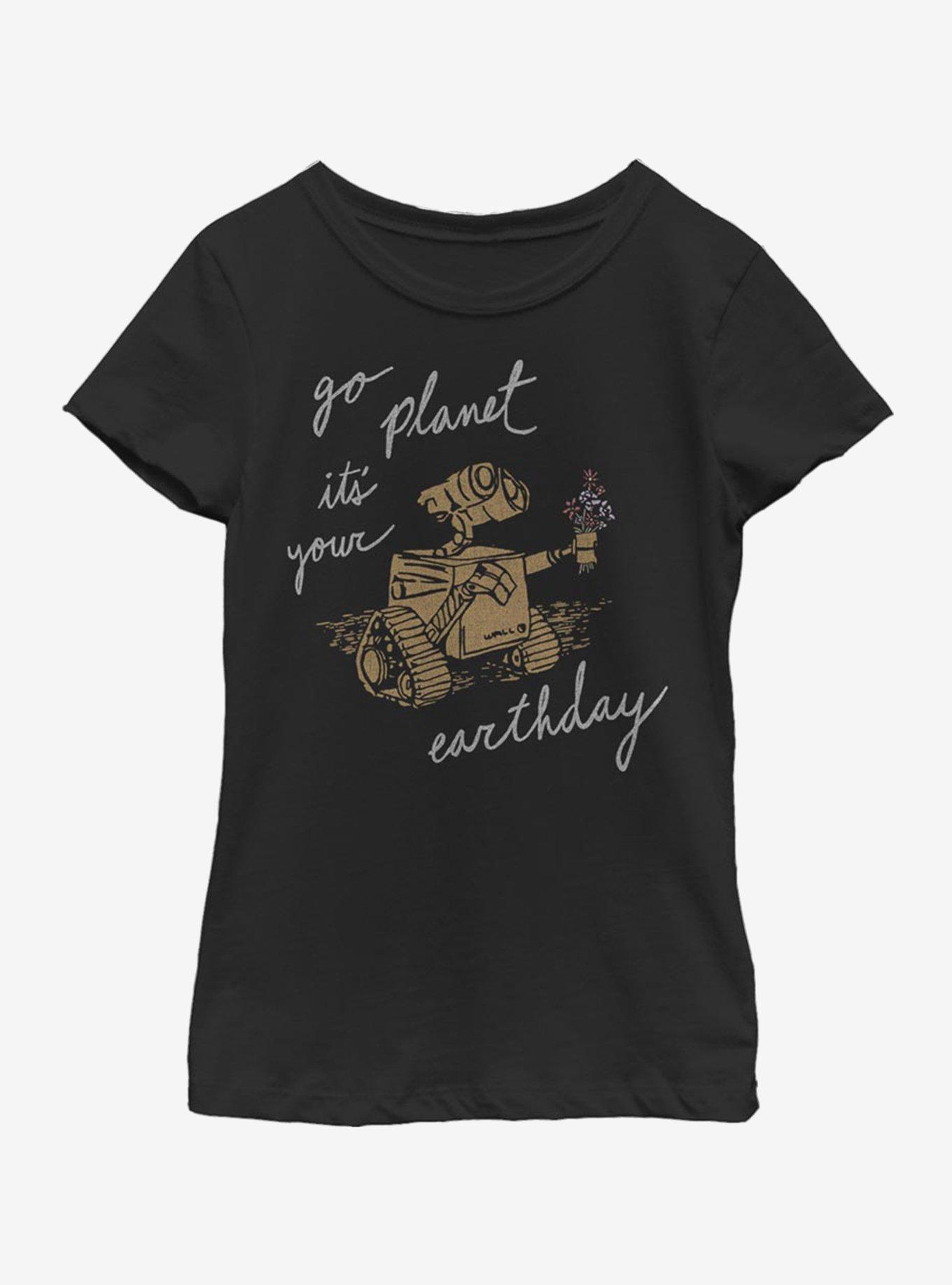 Disney Pixar WALL-E Earth Day Redux Youth Girls T-Shirt, , hi-res