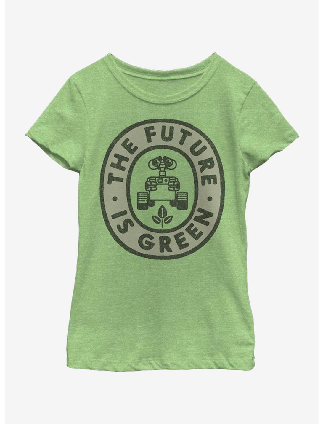 Disney Pixar WALL-E Green Future Youth Girls T-Shirt, GRN APPLE, hi-res
