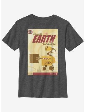 Plus Size Disney Pixar WALL-E Cleaning The Earth Poster Youth T-Shirt, , hi-res
