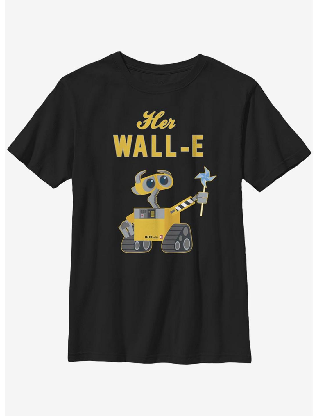 Disney Pixar WALL-E Her Wall-E Youth T-Shirt, BLACK, hi-res