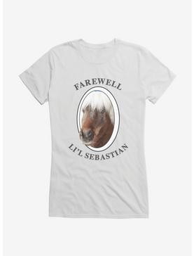 Parks And Recreation Farewell Sebastian Girls T-Shirt, WHITE, hi-res