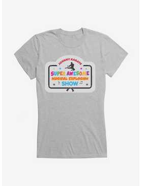Parks And Recreation Johnny Karate Show Banner Girls T-Shirt, HEATHER, hi-res