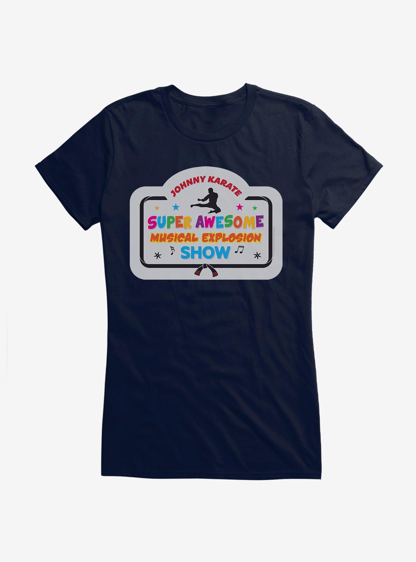 Parks And Recreation Johnny Karate Show Banner Girls T-Shirt, , hi-res