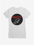 Parks And Recreation Mouse Rat Logo Girls T-Shirt, WHITE, hi-res