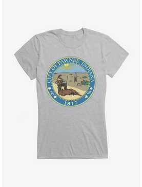 Parks And Recreation Pawnee Indiana Seal Girls T-Shirt, , hi-res