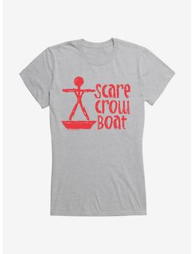 Parks And Recreation Scarecrow Boat Logo Girls T-Shirt, HEATHER, hi-res