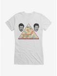 Parks And Recreation Swanson Pyramid Of Greatness Girls T-Shirt, WHITE, hi-res