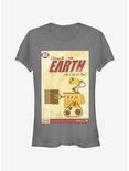 Disney Pixar Wall-E Cleaning The Earth Poster Girls T-Shirt, CHARCOAL, hi-res