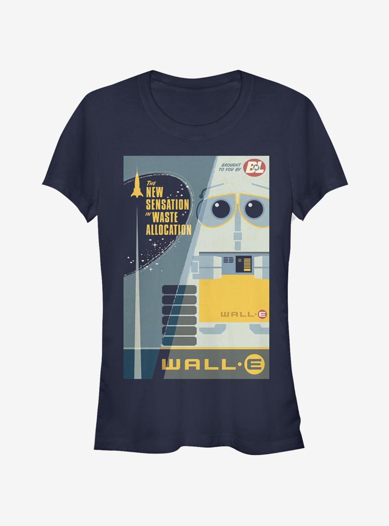 Disney Pixar Wall-E New Sensation Poster Girls T-Shirt, NAVY, hi-res