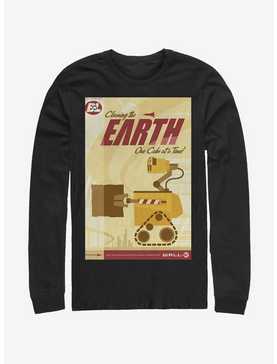 Disney Pixar Wall-E Cleaning The Earth Poster Long-Sleeve T-Shirt, , hi-res