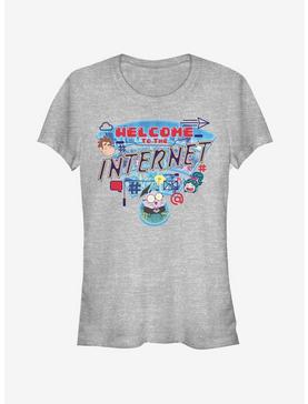 Plus Size Disney Wreck-It Ralph The Internet Girls T-Shirt, , hi-res