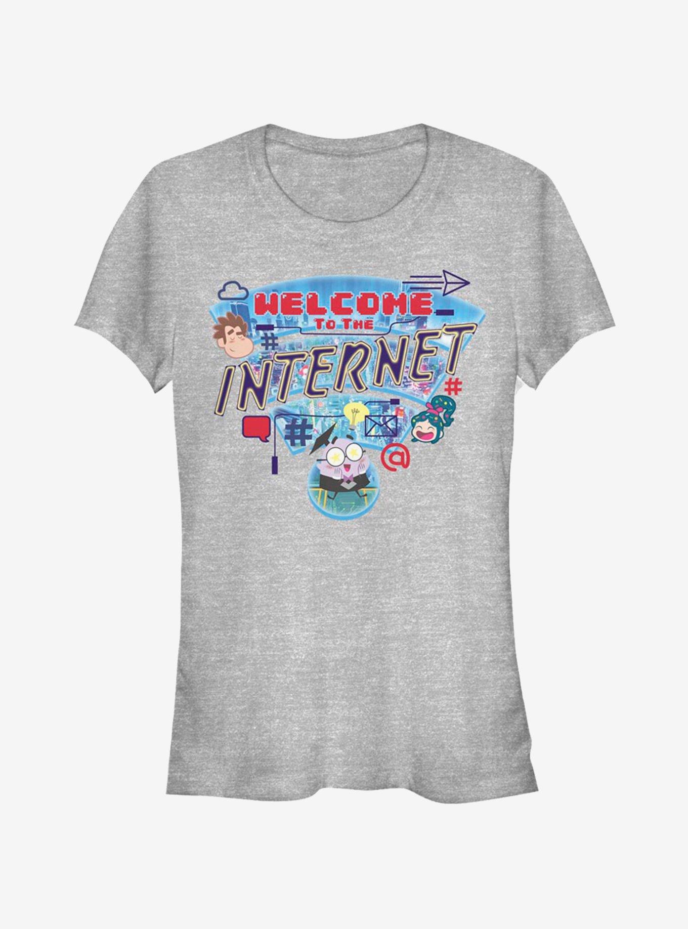 Disney Wreck-It Ralph The Internet Girls T-Shirt, ATH HTR, hi-res