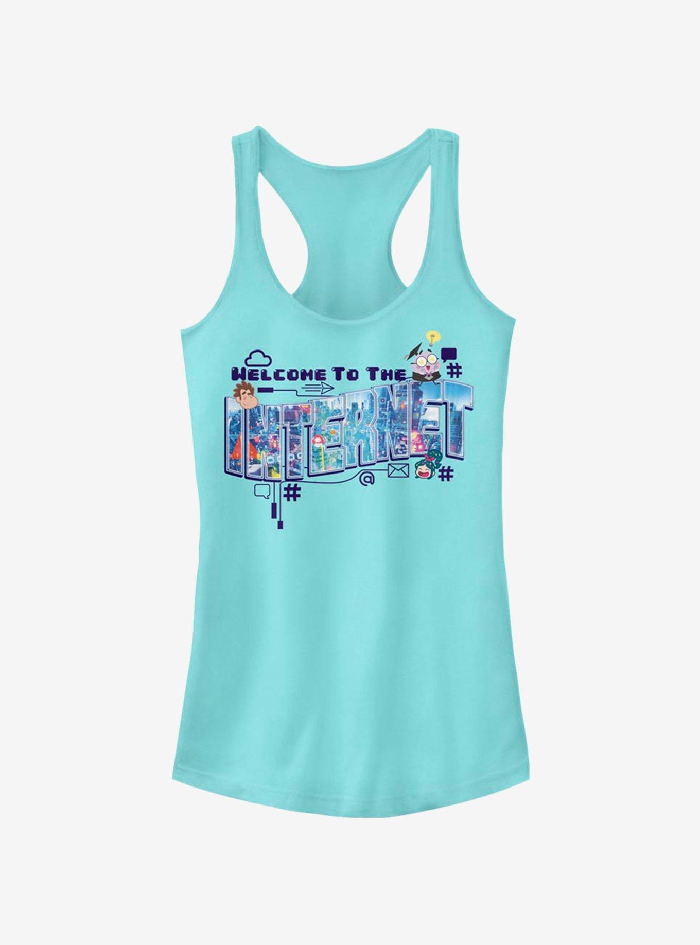 Disney Wreck-It Ralph Internet Welcome Girls Tank, CANCUN, hi-res