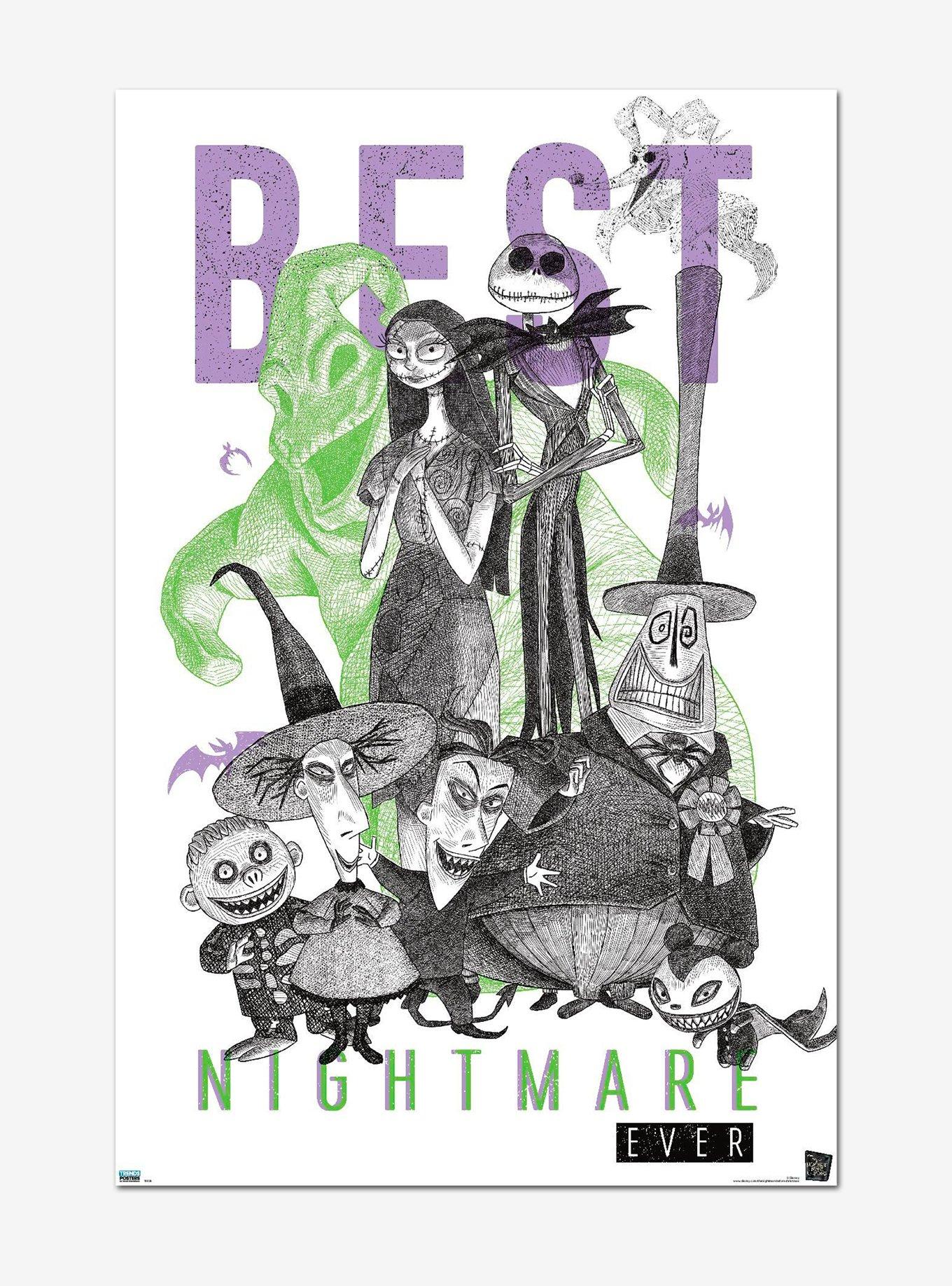 The Nightmare Before Christmas Best Nightmare Ever Poster Hot Topic