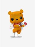 Funko Disney Winnie The Pooh Pop! Valentines Winnie The Pooh Flocked Vinyl Figure Hot Topic Exclusive, , hi-res