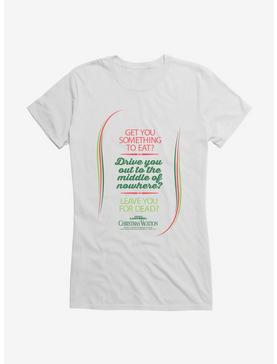 National Lampoon's Christmas Vacation Get You Something Girls T-Shirt, WHITE, hi-res