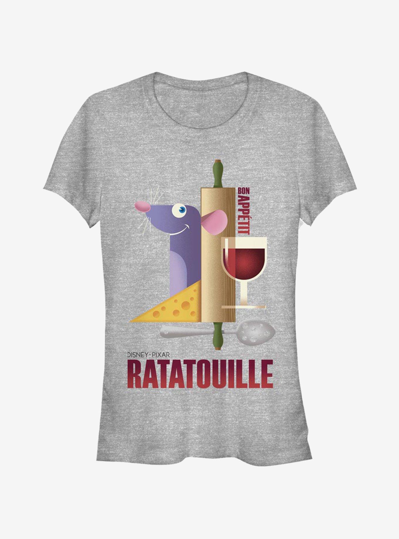 Disney Pixar Ratatouille Bon Appetit Poster Girls T-Shirt