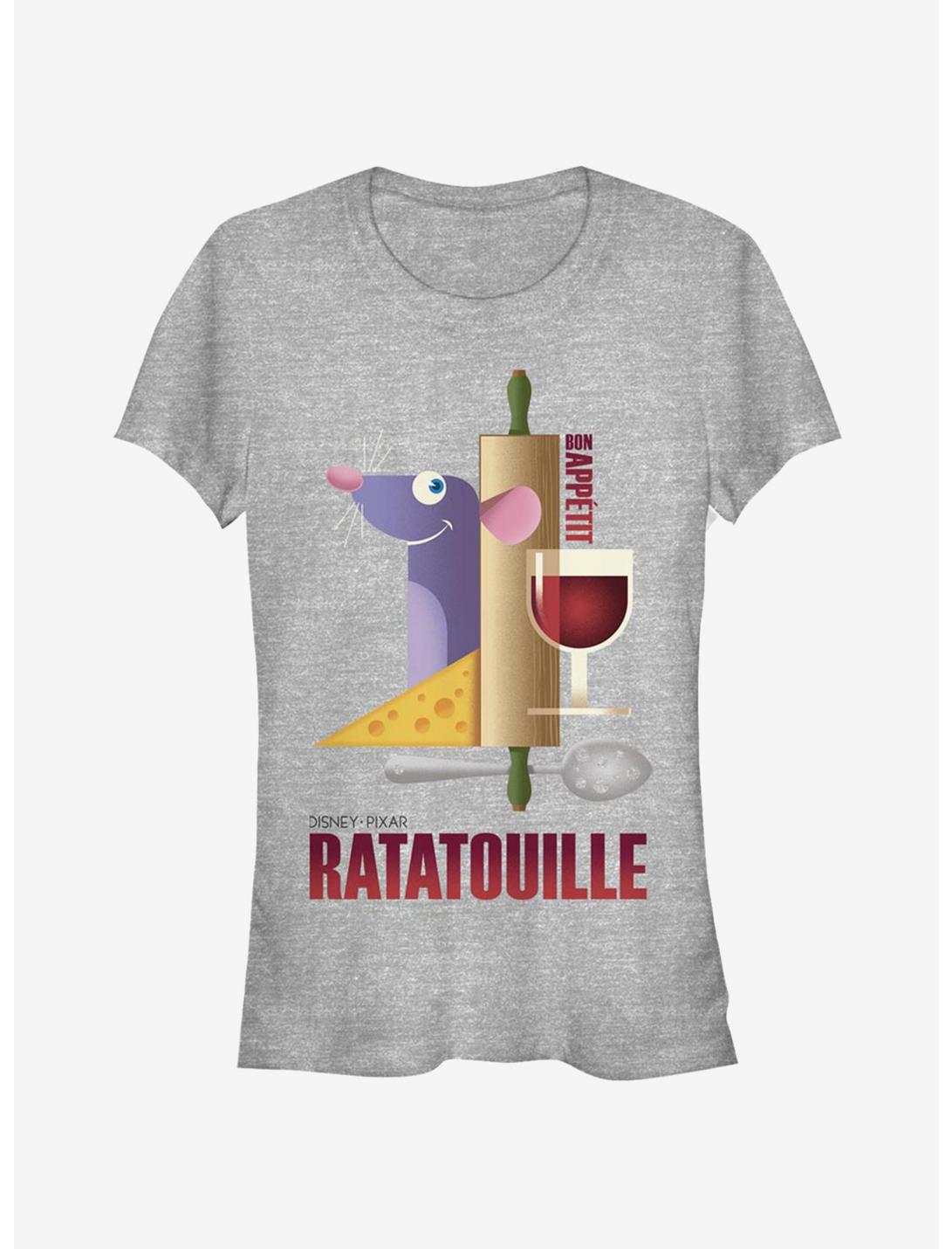 Disney Pixar Ratatouille Bon Appetit Poster Girls T-Shirt, ATH HTR, hi-res