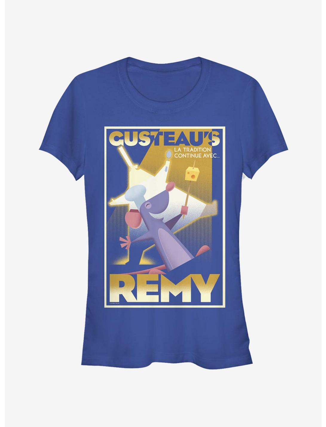 Disney Pixar Ratatouille Gusteaus La Remy Poster Girls T-Shirt, ROYAL, hi-res