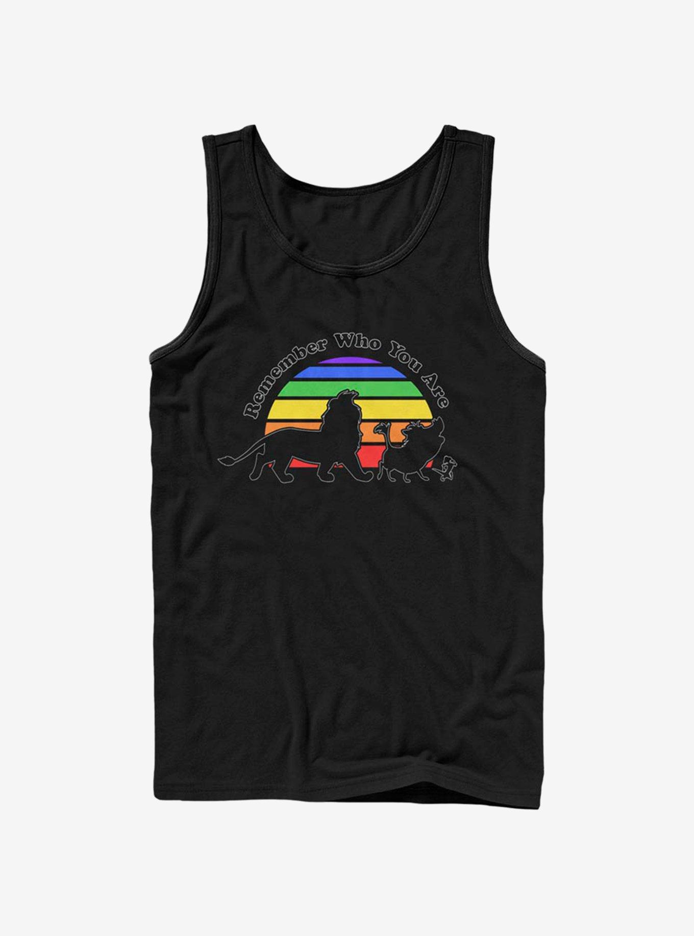 Disney The Lion King Remember Rainbow Tank, BLACK, hi-res