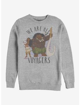 Disney Moana We Are All Voyagers Sweatshirt, ATH HTR, hi-res
