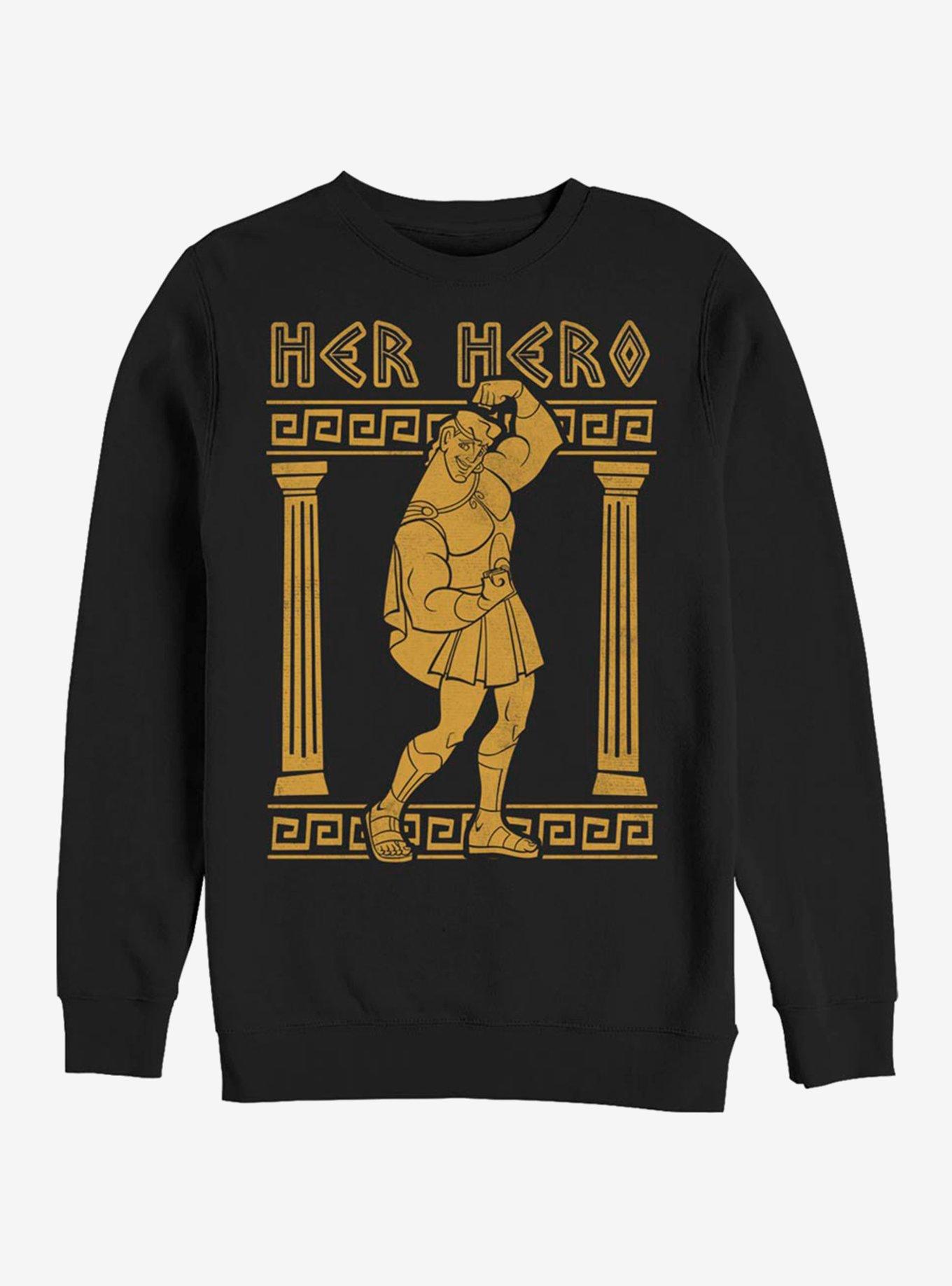 Disney Hercules Her Hero Hercules Sweatshirt, BLACK, hi-res