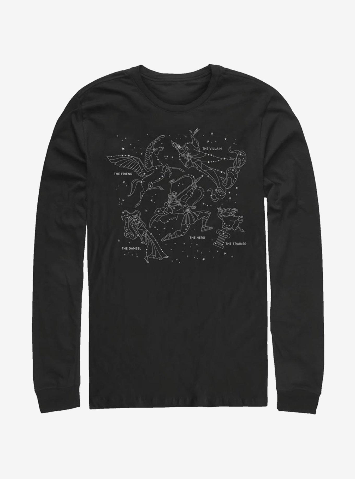 Disney Hercules Constellation Long-Sleeve T-Shirt, BLACK, hi-res