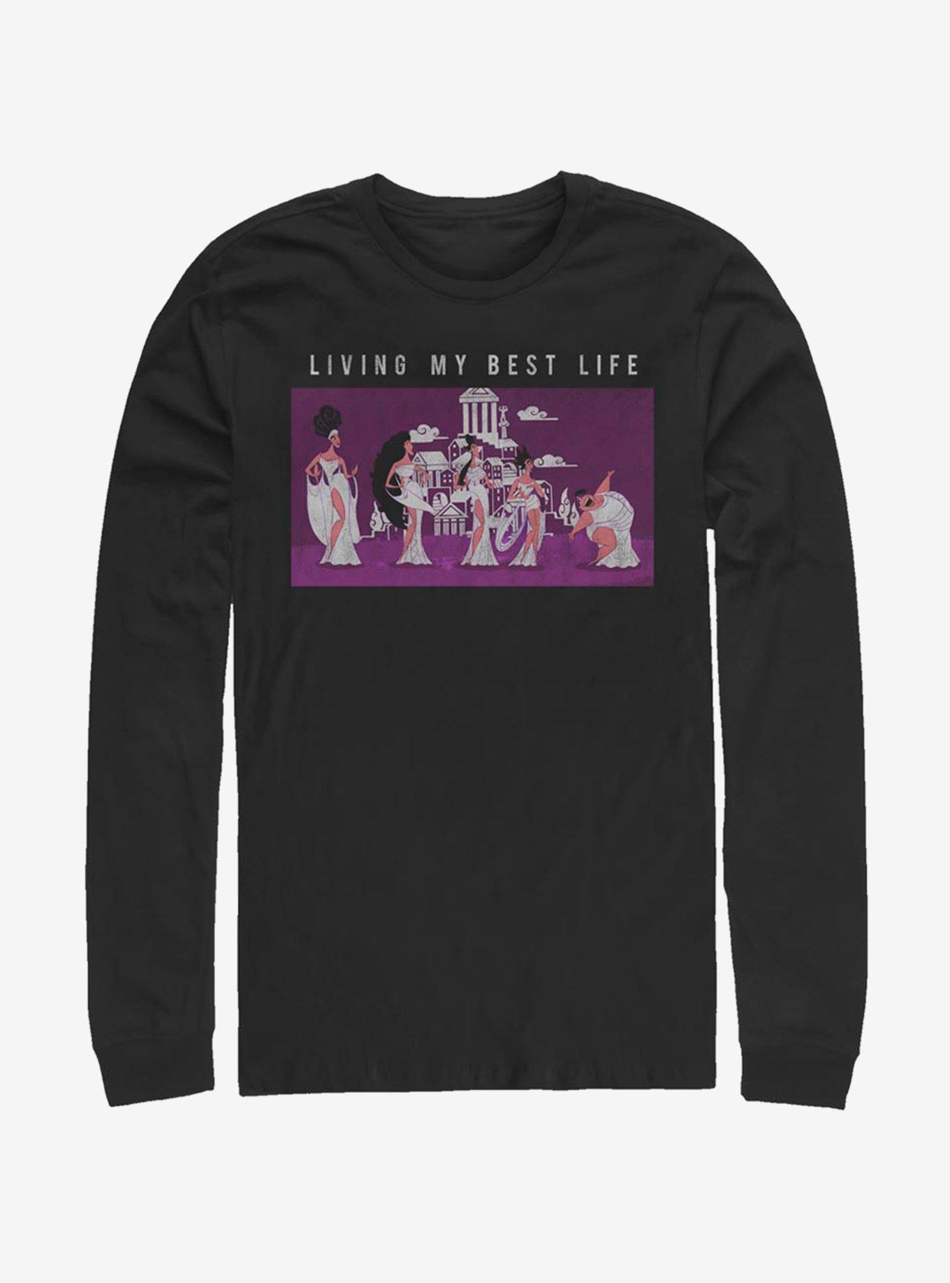 Disney Hercules Hercules Muse Long-Sleeve T-Shirt, BLACK, hi-res