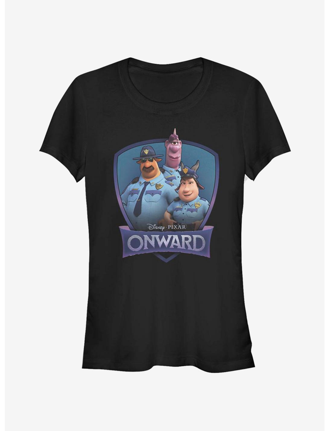Disney Pixar Onward Police Group Girls T-Shirt, BLACK, hi-res