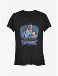Disney Pixar Onward Police Group Girls T-Shirt, BLACK, hi-res