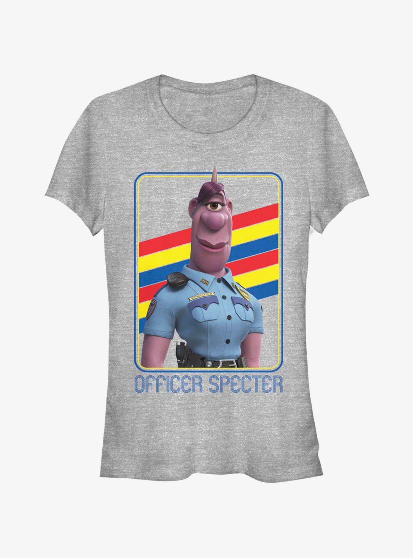 Disney Pixar Onward Officer Specter Rainbow Girls T-Shirt, ATH HTR, hi-res