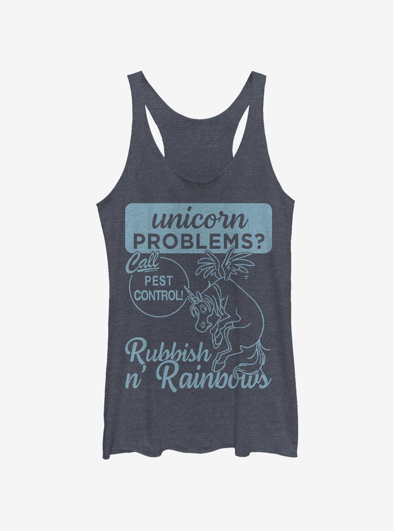 Disney Pixar Onward Call Rubbish N' Rainbows Girls Tank, NAVY HTR, hi-res