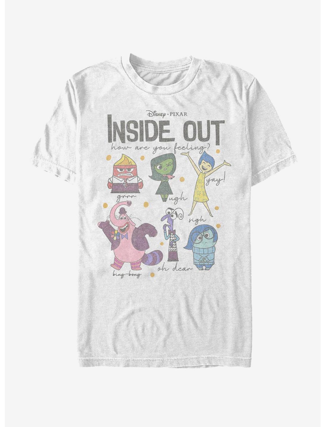 Disney Pixar Inside Out How Are You Feeling T-Shirt, WHITE, hi-res