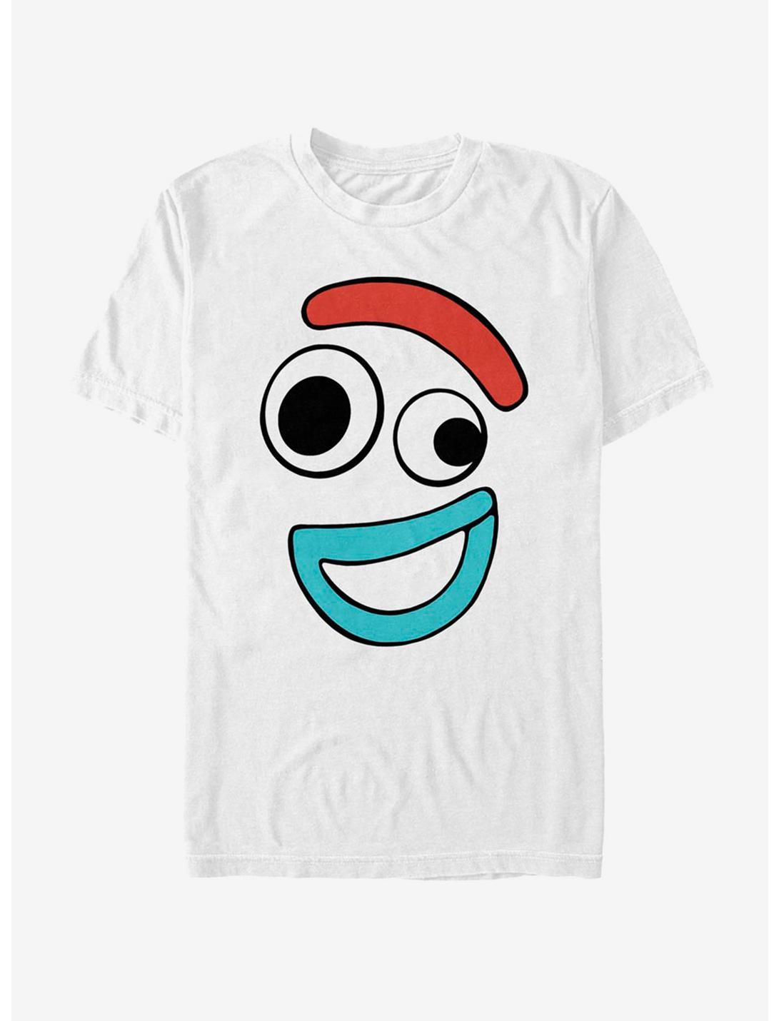 Disney Pixar Toy Story Big Face Smiling Forky T-Shirt, WHITE, hi-res