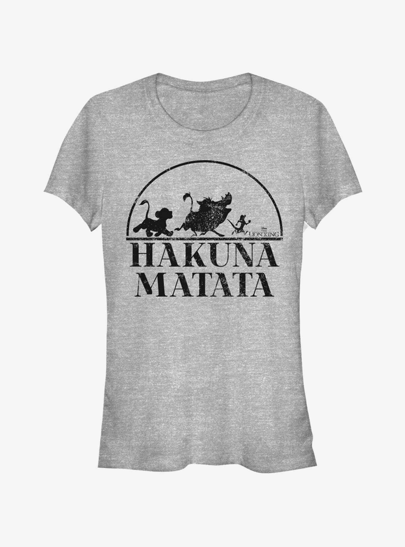 Disney The Lion King Hakuna Matata Girls T-Shirt, ATH HTR, hi-res