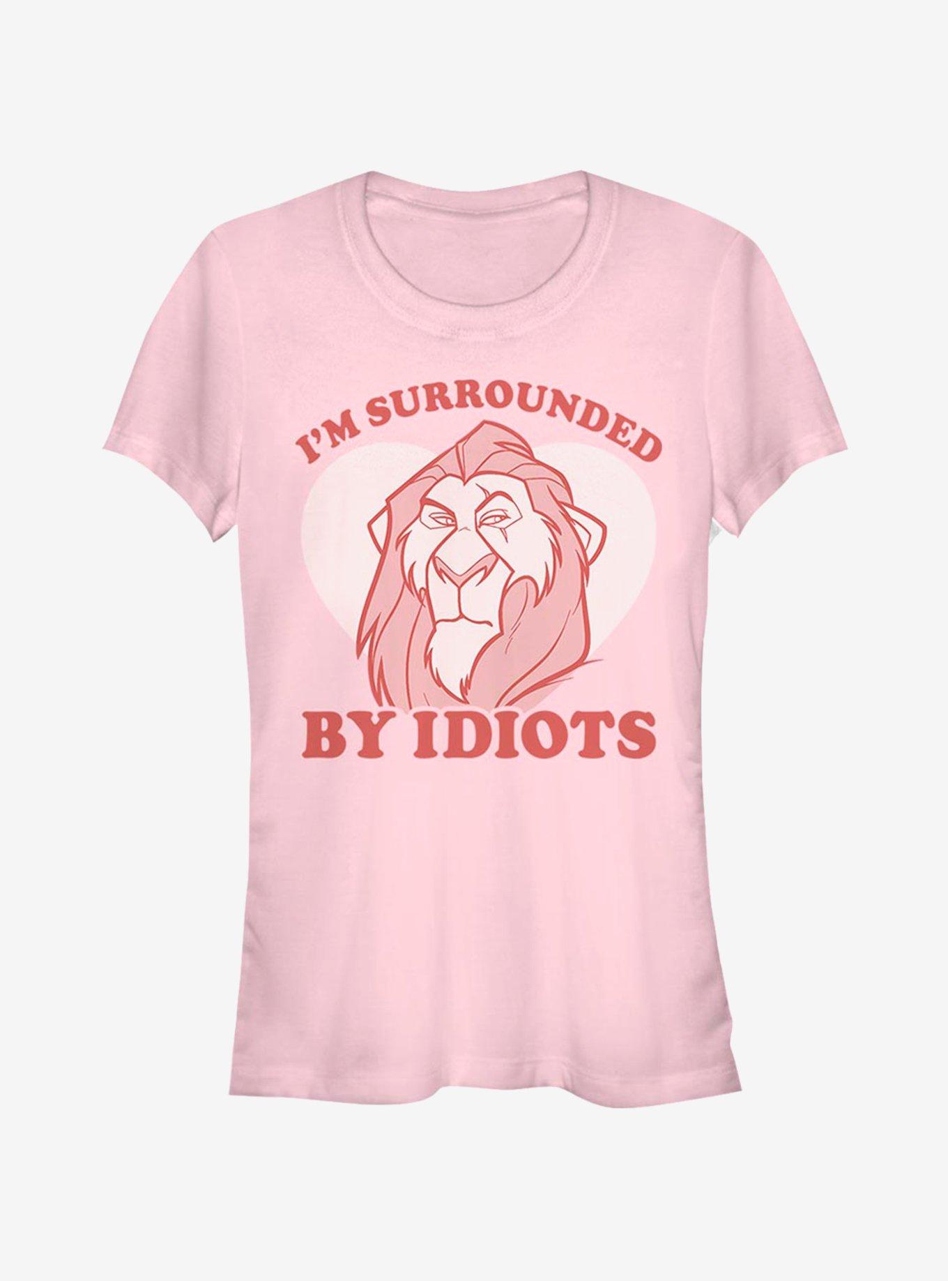 Disney The Lion King Surrounded Valentine Girls T-Shirt, LIGHT PINK, hi-res