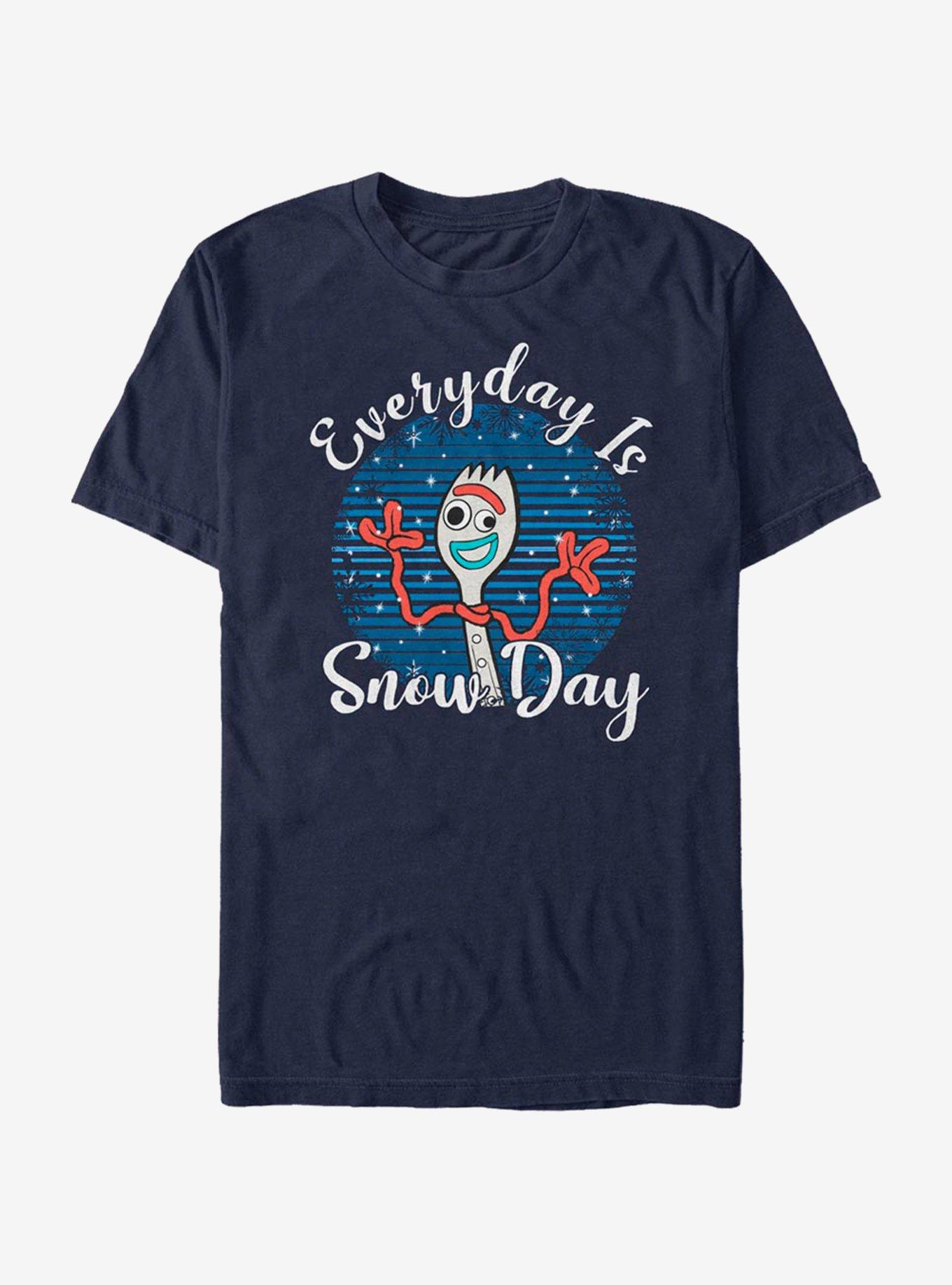 Disney Pixar Toy Story Forky Snow Day T-Shirt, NAVY, hi-res