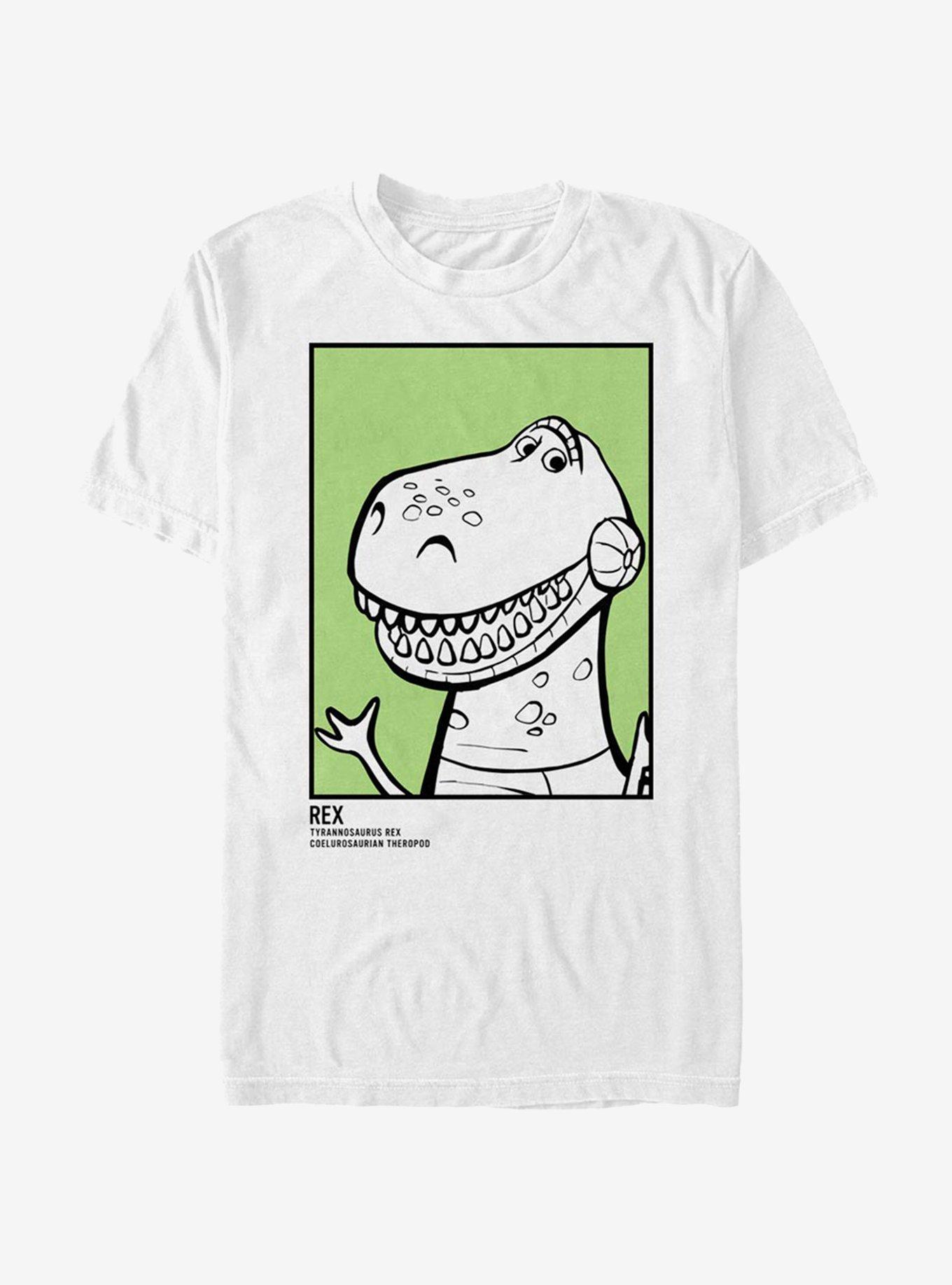 Disney Pixar Toy Story Rex ID Card T-Shirt, WHITE, hi-res