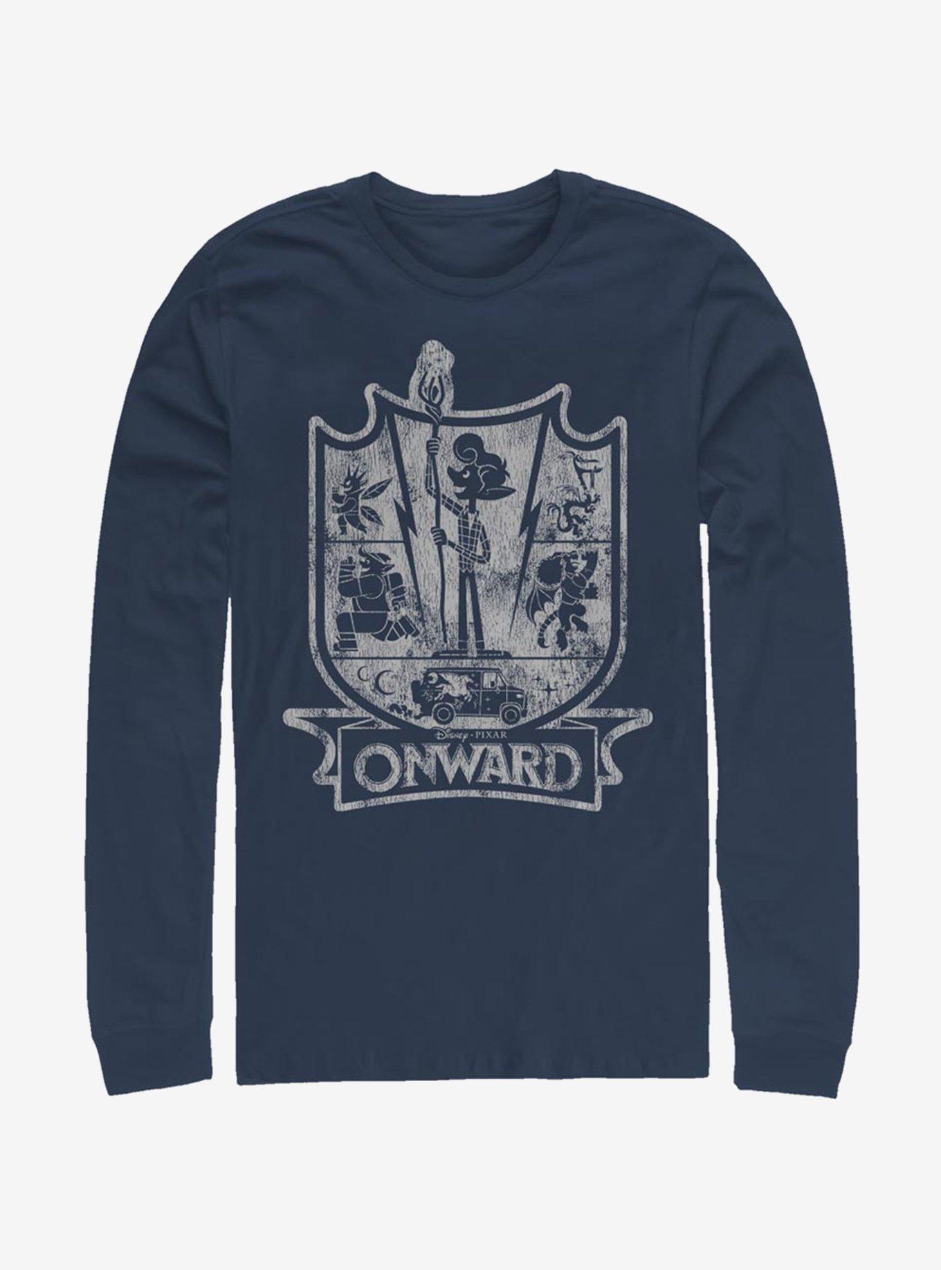 Disney Pixar Onward Crest Long-Sleeve T-Shirt