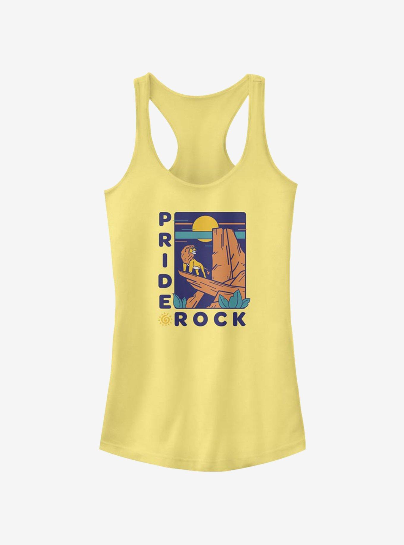 Disney The Lion King Pride Rock Badge Girls Tank, BANANA, hi-res