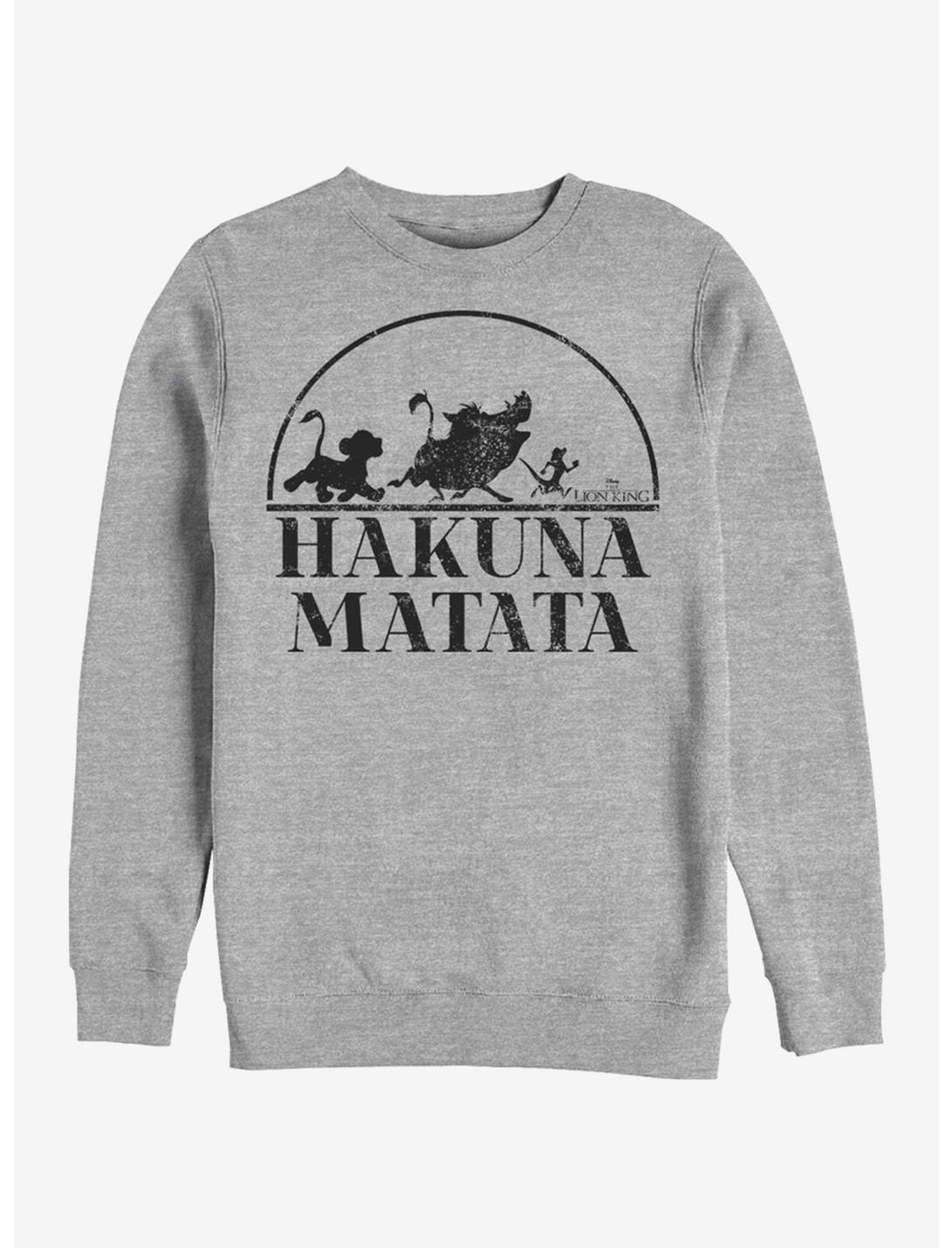 Disney The Lion King Hakuna Matata Sweatshirt, ATH HTR, hi-res