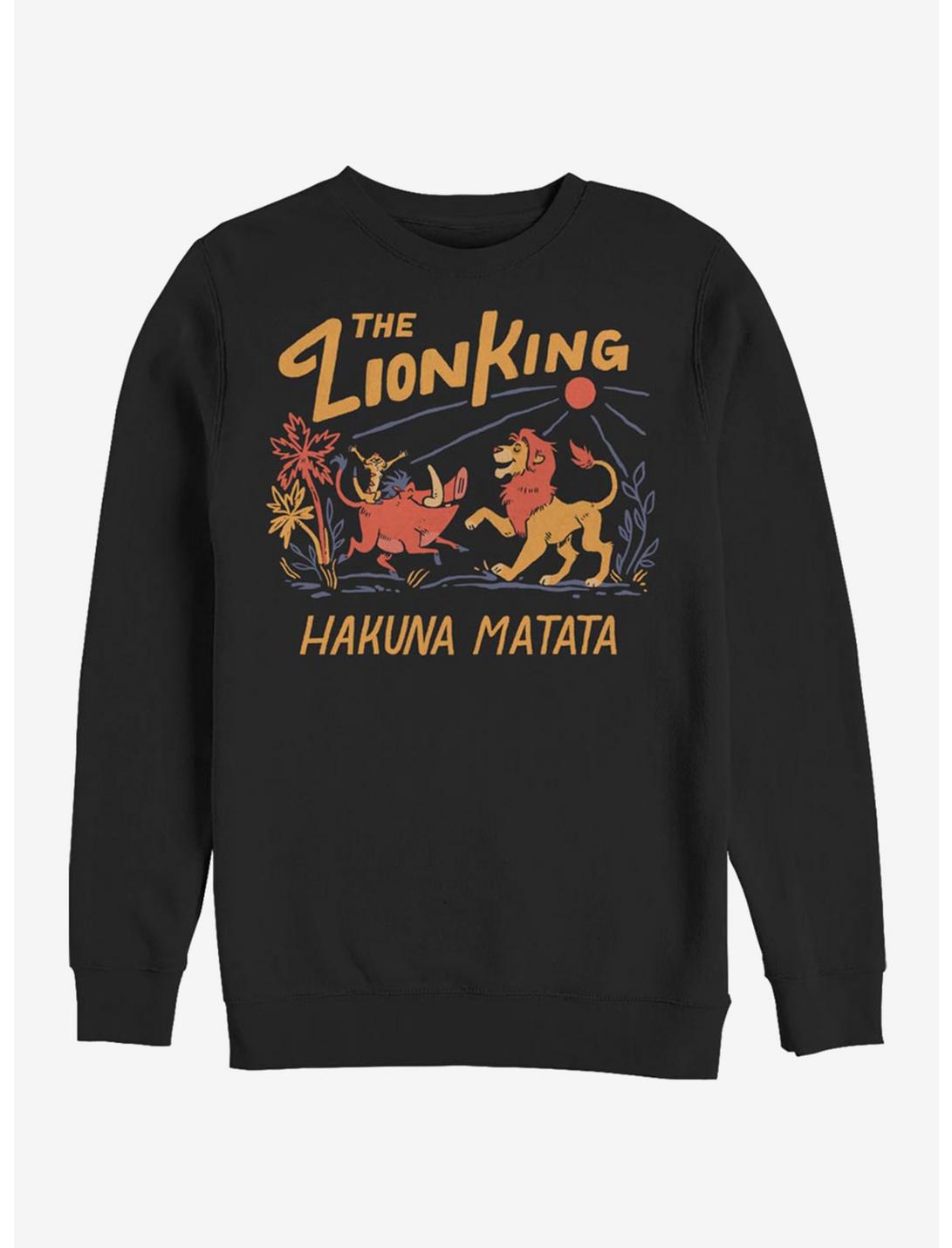 Disney The Lion King Lion Dance Sweatshirt, BLACK, hi-res