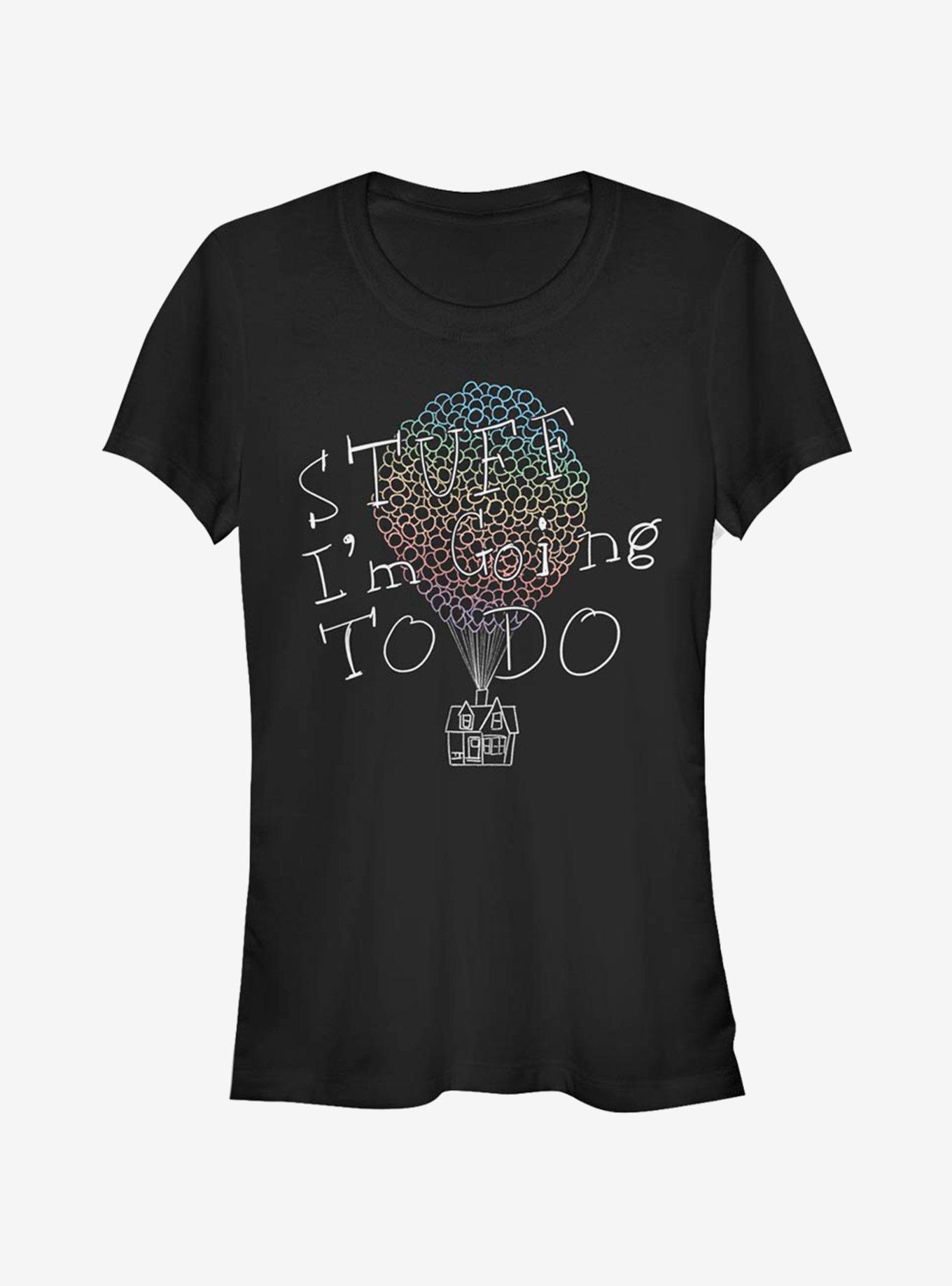 Disney Pixar Up Stuff To Do Girls T-Shirt, BLACK, hi-res