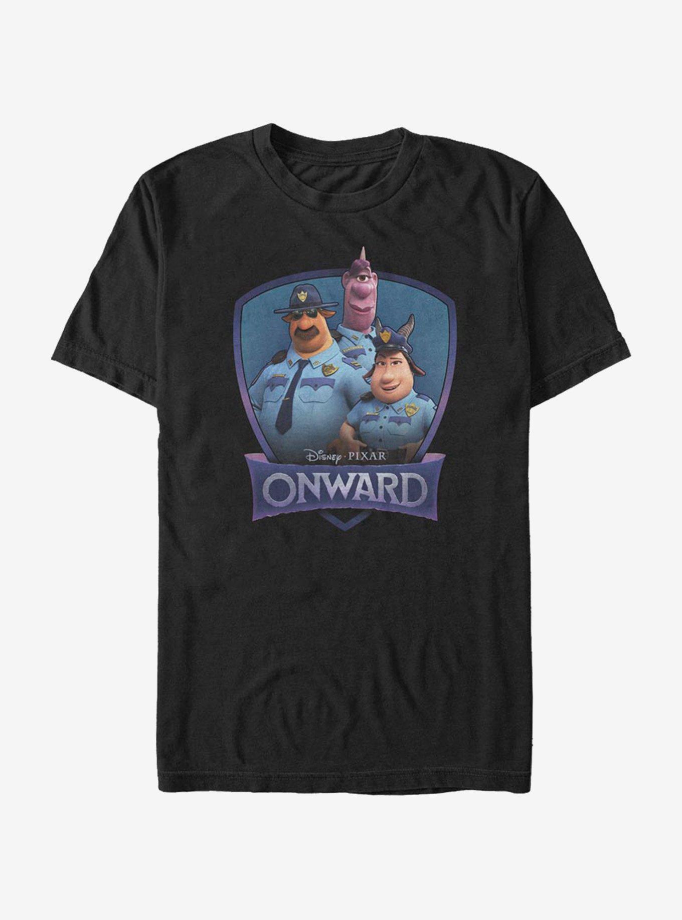 Disney Pixar Onward Police Group T-Shirt, BLACK, hi-res