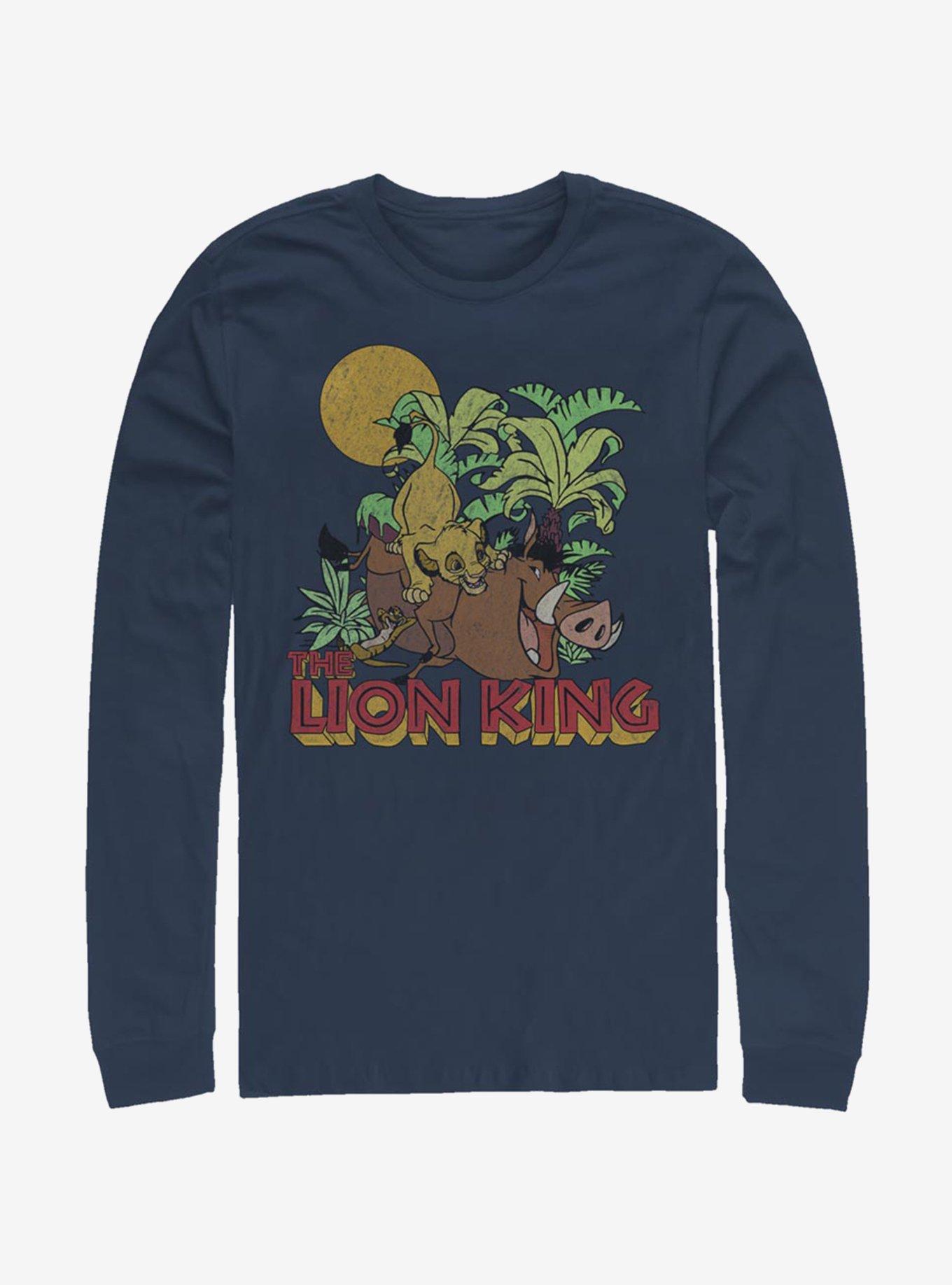 Disney The Lion King Jungle Play Long-Sleeve T-Shirt, NAVY, hi-res