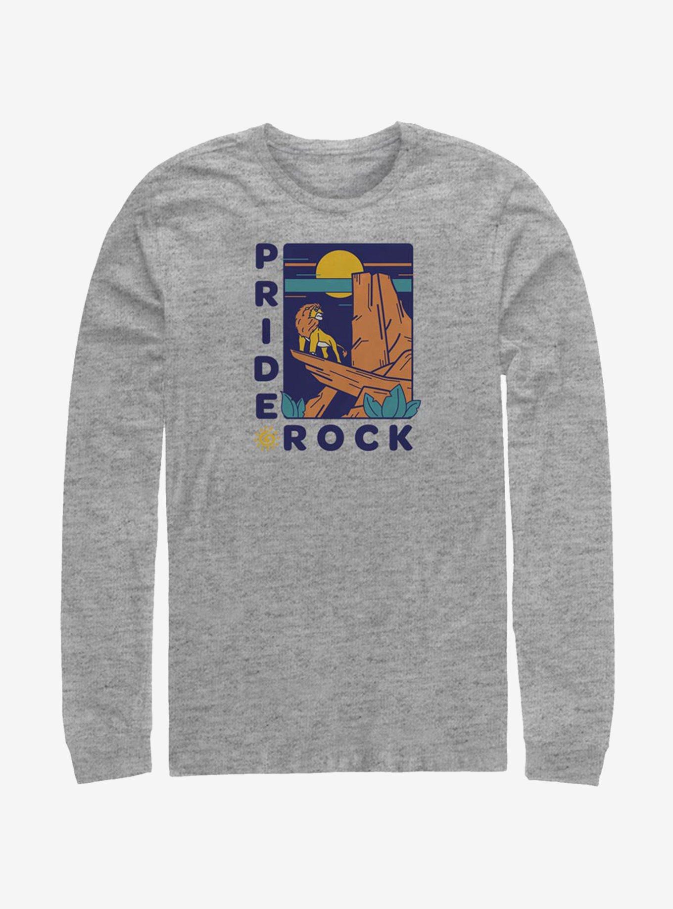 Disney The Lion King Pride Rock Badge Long-Sleeve T-Shirt, ATH HTR, hi-res