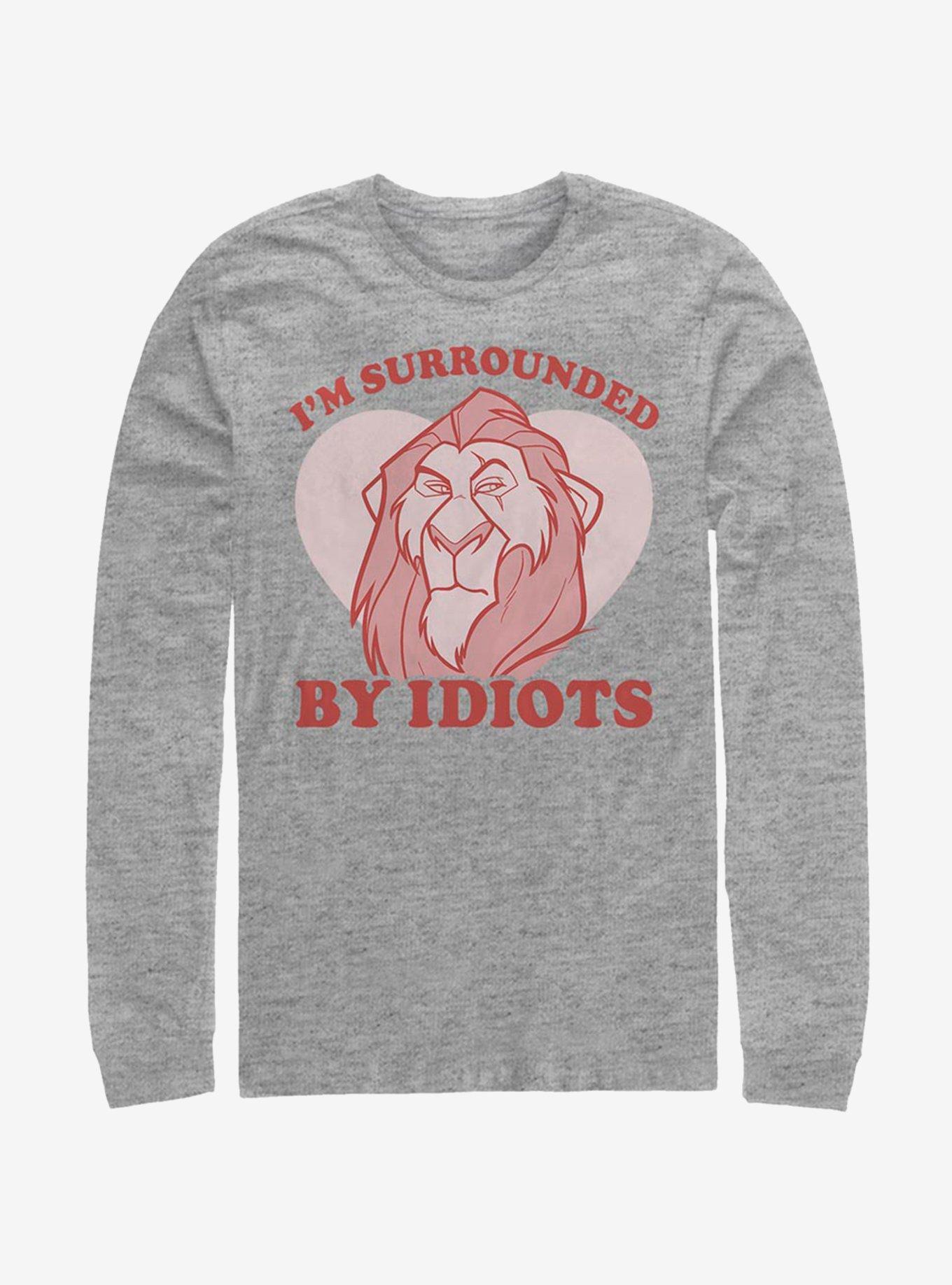 Disney The Lion King Surrounded Valentine Long-Sleeve T-Shirt, , hi-res